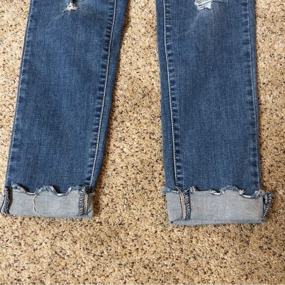 Levi’s 720 Women’s High Rise Distressed Super Skinny Jeans Size 29 - Picture 6 of 9